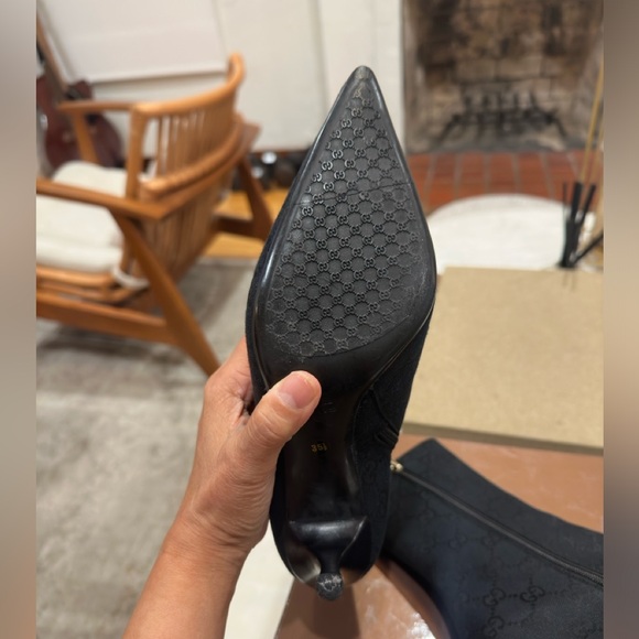 Gucci Canvas boots size 35 1/2 - Picture 10 of 16